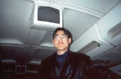 Howard on the plane